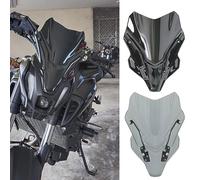 Midimttop Moto Parabrezza Parabrezza Protezione Antivento Zanzariera Pare-brise Carenatura Anteriore Win Deflettore compatible with MT-07 MT07 MT 07 Accessori 2021 2022 2023 (Fumo)