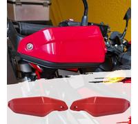 Midimttop Paramani Moto,Paramani Spazzole Protezioni Protezioni Protezione Parabrezza Manubrio Deflettori for CRF1100L Africa Twin Adventure Sports X-ADV 750 2021-2024 (Rosso)