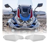 Midimttop Paramani Moto,Paramani Spazzole Protezioni Protezioni Protezione Parabrezza Manubrio Deflettori for CRF1100L Africa Twin Adventure Sports XADV 750 X-ADV750 2021-2024 (Bianco)