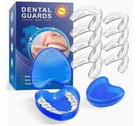 MidingChai Bite per Bruxismo Confezione da 8 - Paradenti Termoformabili contro Bruxismo, 2 Misure, per Digrignamento dei Denti, con 2 Scatole di Conservazione