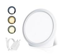 MidingChai Dimmerabile Lampada Terapia Luce 10000 lux, Aumenta Energia, Lampada Luce Diurna Tempistica, 3 Temperature 5 Luminosità,Spettro Completo Senza UV Adatta Ufficio Casa