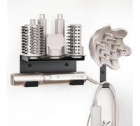 MidingChai Porta Phon da Muro Shark Flex Style Porta Phon da Parete 6 in 1 Compatibile con HD430 HD435 HD440, Supporto per Asciugacapelli Acciaio Inossidabile con Gancio per Cavo