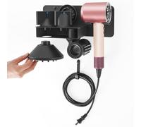 MidingChai Porta Phon, Supporto Phon da Parete Senza Forare, Porta Asciugacapelli in Metallo Compatibile con Dyson Supersonic Nural