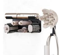 MidingChai Shark Flex Style Porta Phon da Muro Porta Phon 6 in 1 per Shark Asciugacapelli Compatibile con HD430 HD435 HD440, Organizer Bagno Acciaio Inossidabile