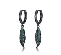 Midir&Etain Piuma/spada/pizzo/croce/stella di David orecchini pendenti per uomini e donne in argento Sterling 925 punk orecchino malachite turchese gioielli regalo di compleanno, Klein, Argento