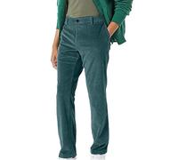 Midiskye Pantaloni in velluto a coste da uomo, lunghi e larghi, in cotone, pantaloni sportivi grigi, elasticizzati, per jogging, pantaloni aperti, con tasche, vestibilità regolare, Verde 9., M