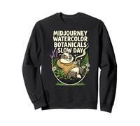 Midjourney Acquerello Botanicals Tea Bere Panda Slow Felpa