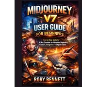 MIDJOURNEY V7 USER GUIDE FOR BEGINNERS: A Step-by-Step Guide to AI Art Creation for Absolute Beginners, Creators, Designers, and Digital Artists