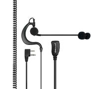 Midland ABM Microfono Auricolare con Braccetto Regolabile, Nero