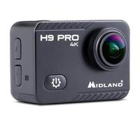 MIDLAND - Action Camera 4K H9 Pro 20 MP Display 2 pollici Wi-Fi Nero + Custodia Impermeabile