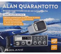 RICETRAMETTITORE CB MIDLAND ALAN 48 QUARANTOTTO AM FM CAMPER BARCA CICLISMO 27M