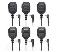 Midland AVPH10 Microfono palmare/indossabile con altoparlante push-to-talk per radio GMRS (confezione da 6)