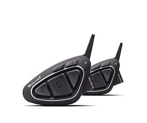 Midland BT Next PRO Doppio Interfono Moto Bluetooth Coppia, Auricolari Bluetooth Casco Moto con Altoparlanti Hi-Fi, Cancellazione del Rumore, Comunicazione Fino a 8 Persone e 1,6 km - 2 Auricolari