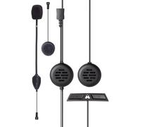 Midland BTGO Uni C1310.01, Interfono Moto Casco Bluetooth per Conversazioni Pilota Passeggero, Portata 200 m, Interfono Universale per Tutti i Caschi, Soppressione del Rumore DSP, Batteria 8h