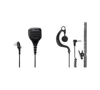 Midland C1129 Microfono Altoparlante & EP21 Auricolare, Jack 3,5mm, Nero - NUOVO