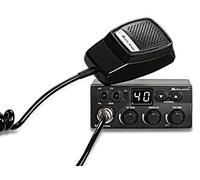 Midland C1169.01 M Zero Plus Cb Radio Ricetrasmittente Veicolare 40 Canali Am/Fm, Ricetrasmettitore con Microfono 4 Pin, 2 Bande, Controllo Squelch e Rf Gain, Grigio