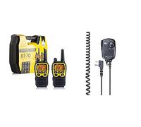 Midland C1180.01 Ricetrasmettitore & Microfono/Altoparlante, 2 Pin L-Connector -