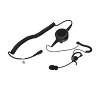 Midland C855.01 Microfono con Braccetto Regolabile e PTT Tattico con Presa 2 Pin, Nero