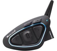 Midland - Interfono Moto Bluetooth BTX2 Pro S LR Singolo, Auricolari Casco Impermeabili IPX6, Doppio Processore BT, 1,6Km, 4 Coppie, Batteria 23H, Cancellazione Rumore, Audio Hi-Fi, Universal Intercom