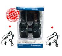 MIDLAND G7 PRO CON CUFFIE NUOVO DESIGN CON PIÙ PORTATA 25 KM PMR446/LPD
