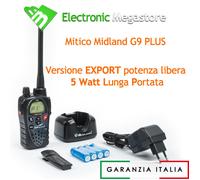 MIDLAND G9 PLUS - BIBANDA PMR446/LPD (2 PIN) 0458778 RICETRASMITTENTE