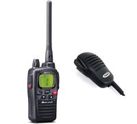 Midland G9 Pro + Micro altoparlante JR-4001 Walkie-talkie con doppio pulsante PTT e micro esterno per comunicare in totale libertà e gratuitamente al