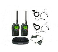 Midland G9 Pro Walkie Talkie Coppia 30Km + Doppio Caricatore + Cuffie Ptt