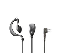 Midland - MA21-LKi Microfono con Auricolare Regolabile 2 Pin Kenwood | Con PTT e Jack 3,5mm, per Sicurezza, Softair e Outdoor - Leggero e Robusto per Comunicazione Chiara, Design Confortevole