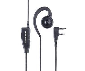 Midland MA29-LK microfono auricolare con PTT 2 PIN KENWOOD