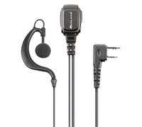 Midland - Microfono con Auricolare Ergonomico MA21-LK PRO 2 Pin Kenwood, Cavo Spiralato, per Sicurezza e Outdoor - Compatibile con Walkie Talkie G10/G11 Pro, G13, CT990 EB, CT590 S, CT310, BR180