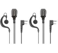 Midland - Microfono con Auricolare Ergonomico MA21-LK PRO 2 Pin Kenwood, Cavo Spiralato, per Sicurezza e Outdoor - Compatibile con Walkie Talkie G10/G11 Pro, G13, CT990 EB, CT590 S, CT310, BR180