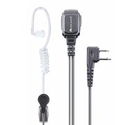 Midland - Microfono con Auricolare MA31-L PRO per Sicurezza, Softair e Outdoor - Cavo Silicone Trasparente, Doppia Clip, Compatibile con Radio Alan 42, Walkie Talkie Midland G7 G9 Serie XT M-MINI M-20