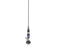 Midland - Mini Antenna per Radio CB Compatta con 40 Canali, Antenna CB | per Auto e Camion, Prestazioni Affidabili ROS <1.2, Potenza 80W, Cavo 4m e Connettore PL 259, Struttura Inox e Base da 12,5mm