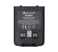 Midland PB-BR01 - Batteria agli ioni di litio da 2800 mAh per PMR Midland BR01