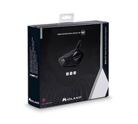 Midland Rush RCF Singolo C1527, Interfono Moto Bluetooth e Mesh Singolo, Auricolari Casco Impermeabili IPX6, Cancellazione Rumore, Fino a 10 Persone, Portata 3.5 Km, Batteria 23h, Radio FM Integrata