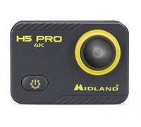 Midland Action Cam 4K Action Camera Wifi Video 30fps Display LCD 2 Touch Foto Risoluzione 16 Mpx colore Giallo e Nero - H5 PRO C1515