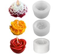 Midnadiy grande stampi per candele, Morbido stampo silicone fiori con Superficie liscia, Facile da sformare, Perfetto per la produzione di candele profumate artigianali, saponi, gesso, resina e regali