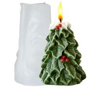 Midnadiy stampi candele natale, morbido stampini per candele facili da sformare, texture raffinata, per la produzione di candele, decorazioni natalizie artigianali, artigianato in resina