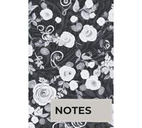 Midnight Bloom - NOTES (6 x 9): Notebook for Taking Notes with Dashed Lined Pages and a NOTES Header and Midnight Bloom Cover