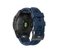 (Midnight Blue) Silicone Watch Band for Garmin Forerunner 965/ 955/ 945/ 935 Waterproof Soft Strap with Black Buckle