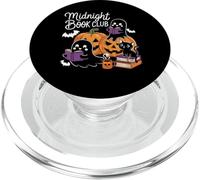 Midnight Book Club Ghosts Pumpkins Bats Cat PopSockets PopGrip per MagSafe