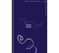 Midnight Cat Line Art Composition Notebook: Minimalist Navy Blue Journal for Cat Lovers | 6x9 Inch, 100 Lined Pages, Premium Matte Softcover | Elegant Stationary Gift