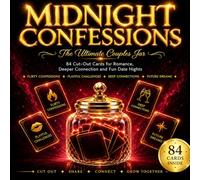 Midnight Confessions: The Ultimate Couples Jar 84 Cut-Out Cards for Deeper Conversations, Fun Date Nights