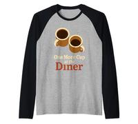 Midnight Diner insegna al Neon Coffee Pancakes Highway Gift Maglia con Maniche Raglan