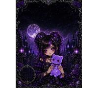 Midnight Enchantment: Gothic Fantasy Lined Notebook