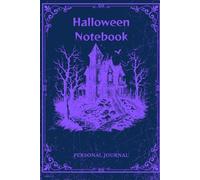 Midnight Halloween personal journal: A Velvet Night of Spooky Sketches and Silhouette Notes