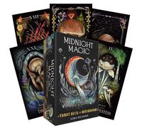 Midnight Magic Tarot Card Deck Of Mushrooms Adams Media Di Sara Richard AM04