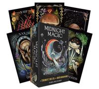 Midnight Magic Tarot Card Deck Of Mushrooms Adams Media Di Sara Richard AM04
