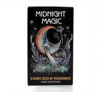 Midnight Magic: Un mazzo di tarocchi con carte a tema funghi, carte dei tarocchi, gioco da tavolo per feste, carte del destino, gioco di divinazione, regali di Natale, Ognissanti e Ringraziamento! Car