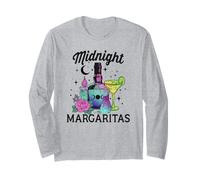 Midnight Margaritas Mystical Moon Rose Pozione Grafica Maglia a Manica